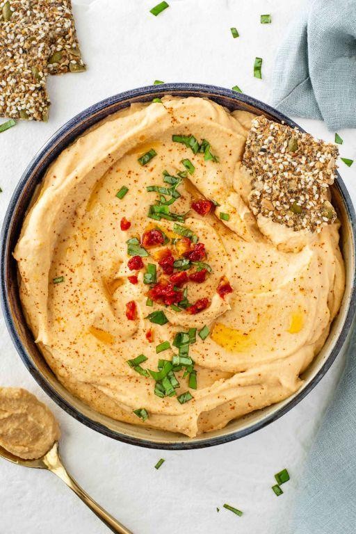 Creamy Red Lentil Hummus