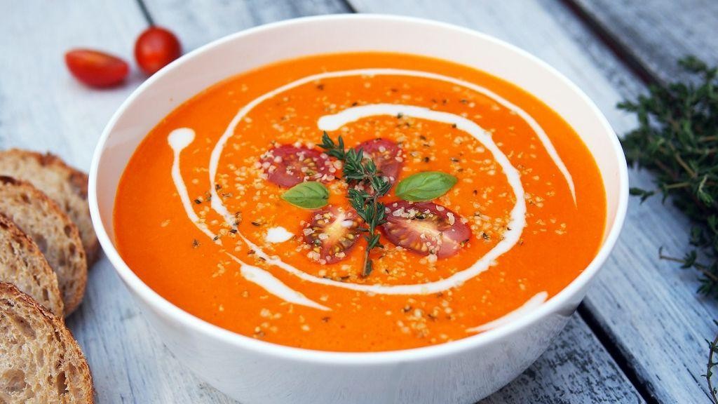 Creamy Tomato and Coconut Vita Mix Soup