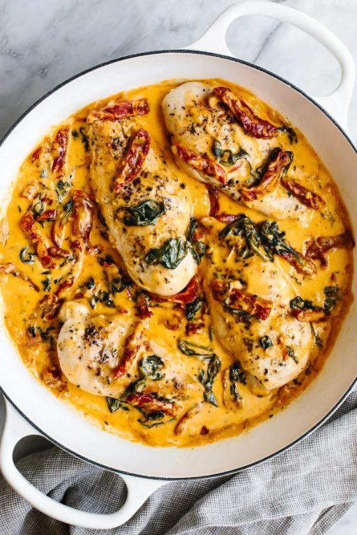 Creamy Tuscan Chicken Skillet
