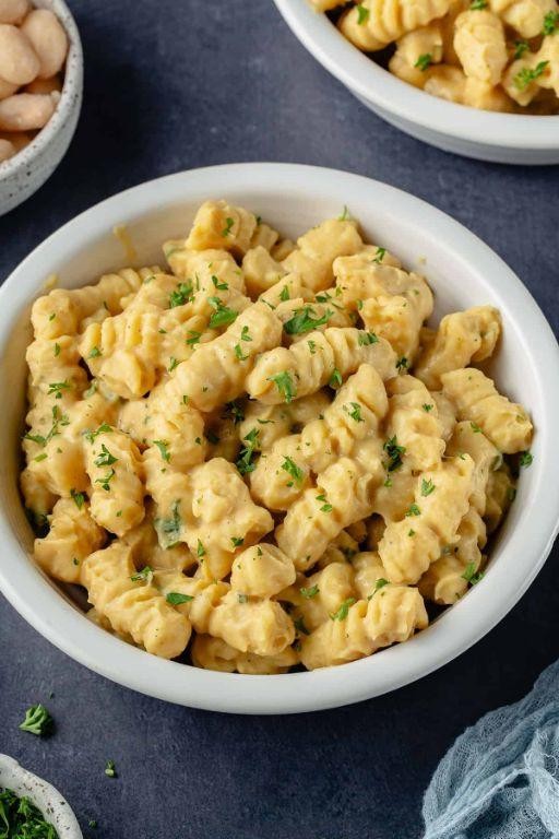 Creamy Vegan White Bean Pasta