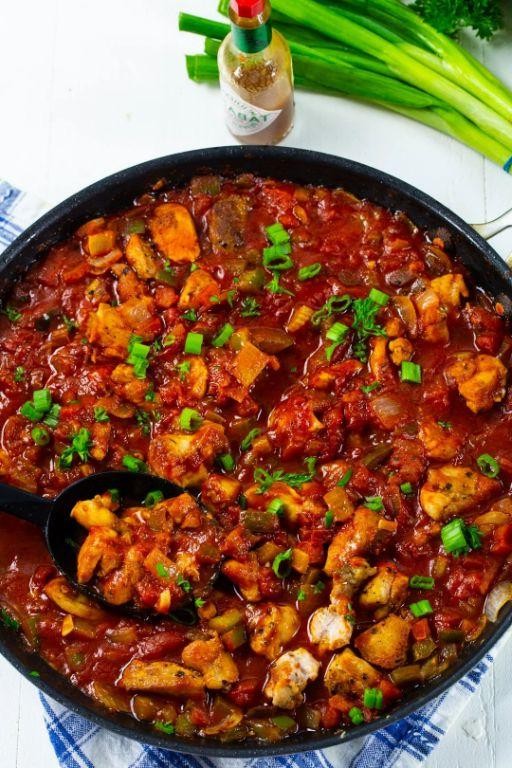Creole Stew Chicken with Bell Peppers