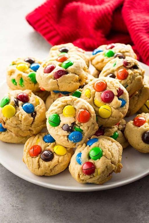 Crisco Peanut Butter M&M Cookies