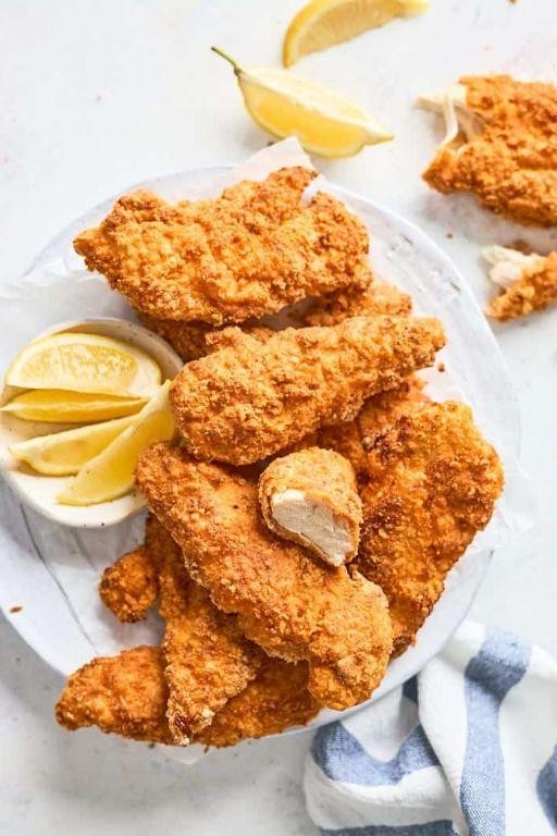 Crispy Air Fryer Keto Chicken Tenderloins