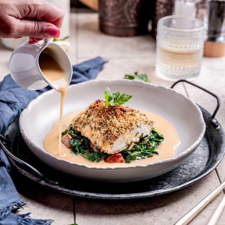 Crispy Parmesan Crusted Cod