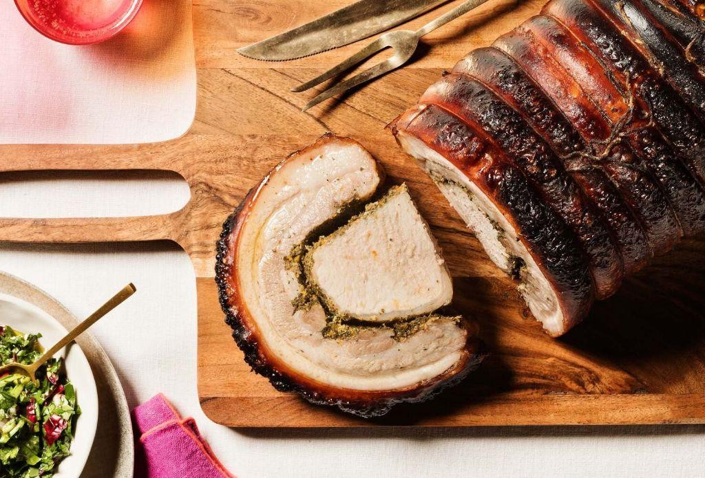 Crispy Porchetta with Lemon and Herbs