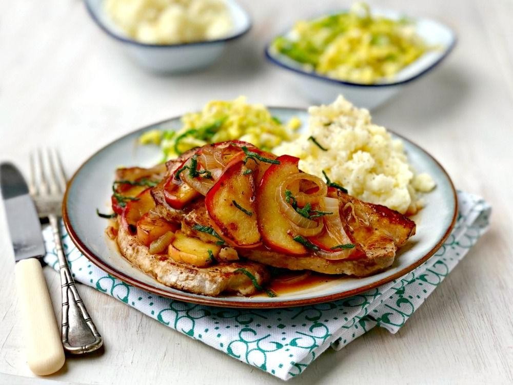 Crispy Sage Pork Loin Steak