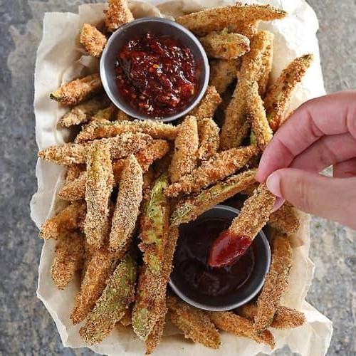 Crispy Tindora Chips with Sea Salt