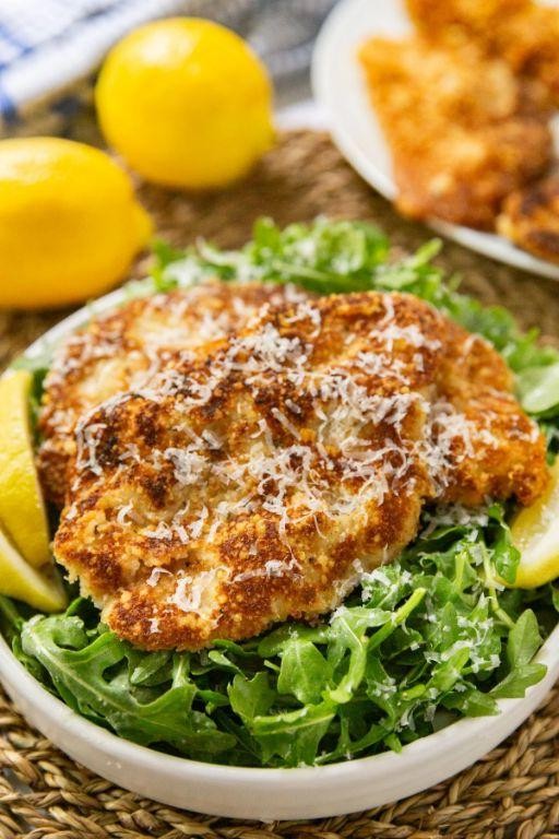 Crispy Veal Scallopini with Parmesan Crust