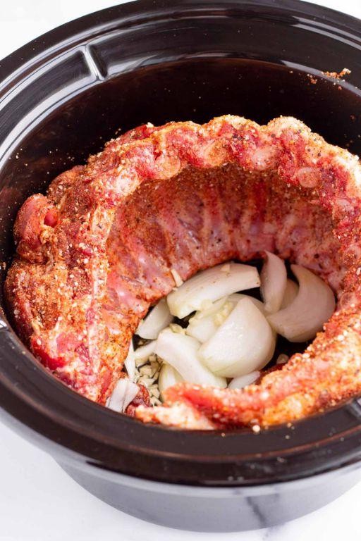 Crock Pot BBQ Ribs with Dry Rub
