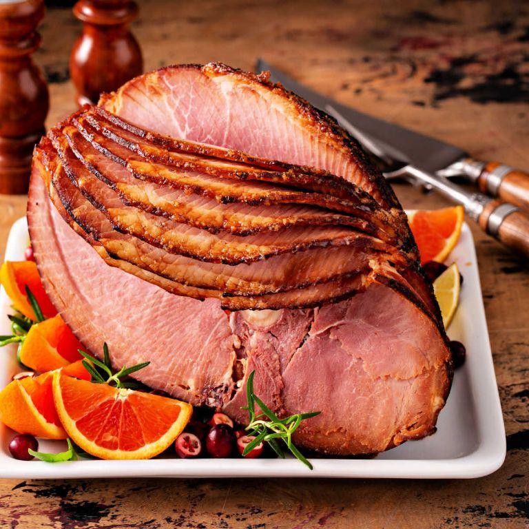 Crock Pot Bourbon Glazed Ham