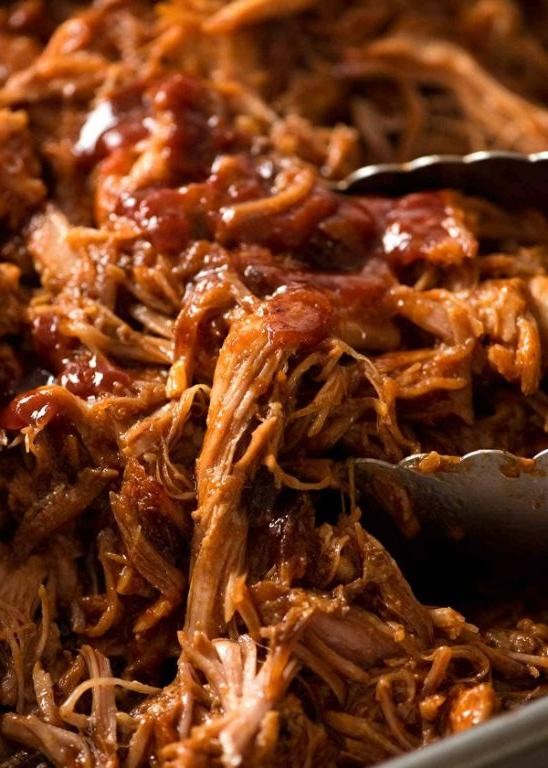 Crock Pot Pulled Pork with Homemade BBQ Sauce