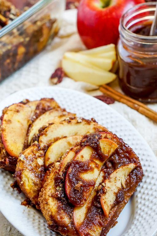 Crockpot Apple Pecan Bread