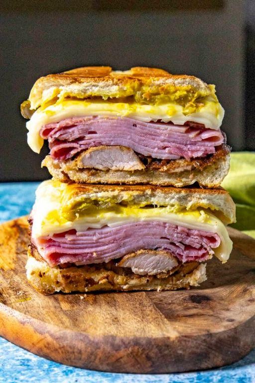 Cuban Panini with Roast Pork and Pickles