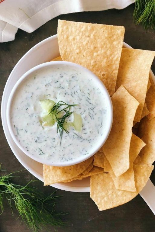 Cucumber Dill Greek Yogurt Dip