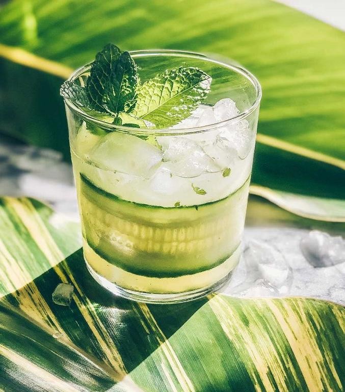 Cucumber Mint Vodka Gimlet