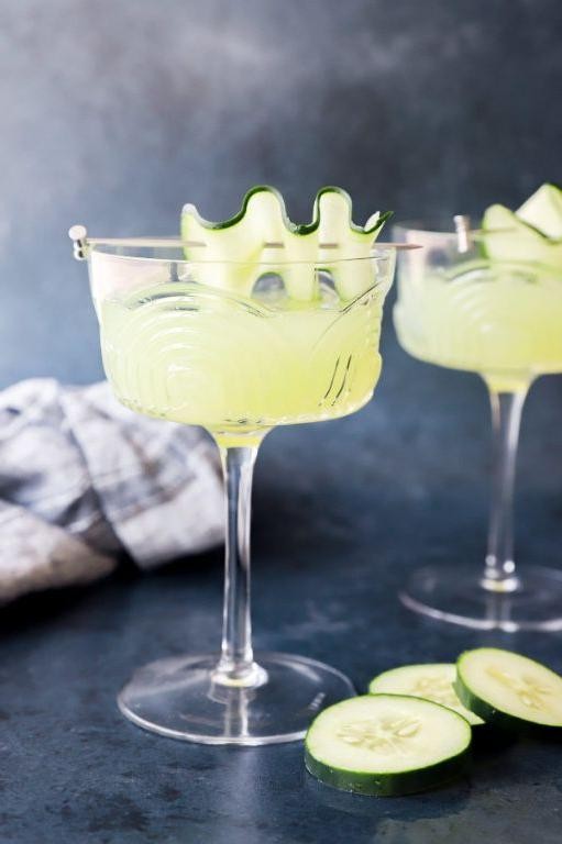 Cucumber Vodka Martini for a Refreshing Sip