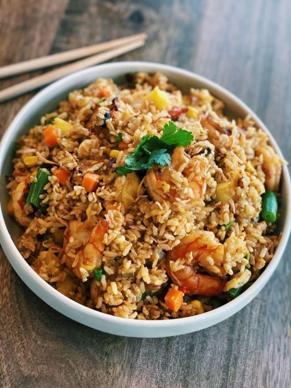 Curry Shrimp Fried Rice