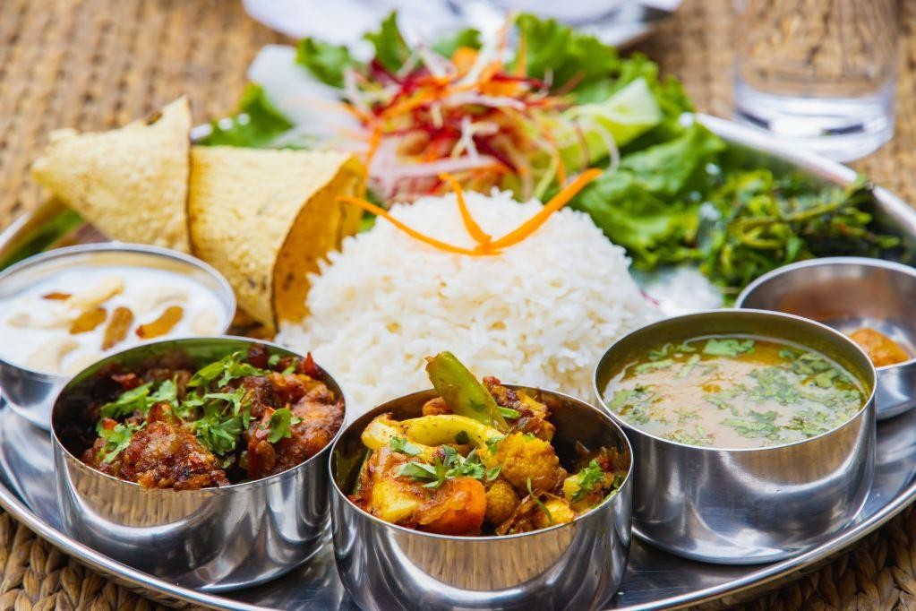 Dal Bhat Tarkari with Seasonal Vegetables