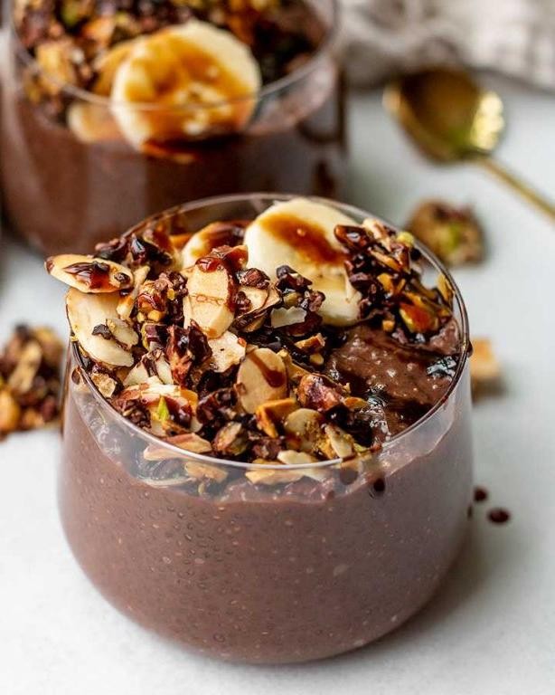 Dark Chocolate Chia Pudding