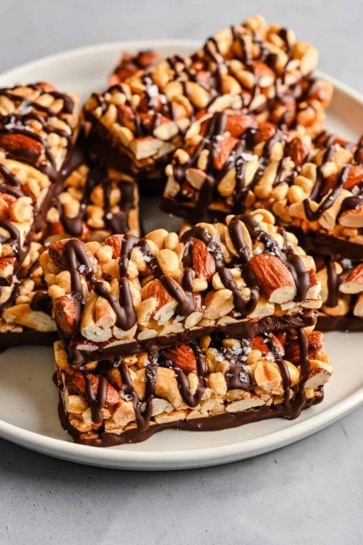 Dark Chocolate Sea Salt Chia Bars