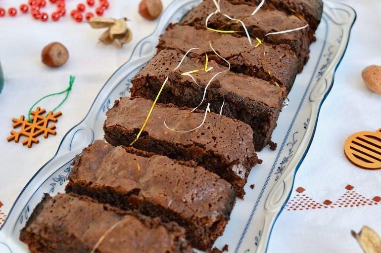 Decadent Mincemeat Chocolate Brownies