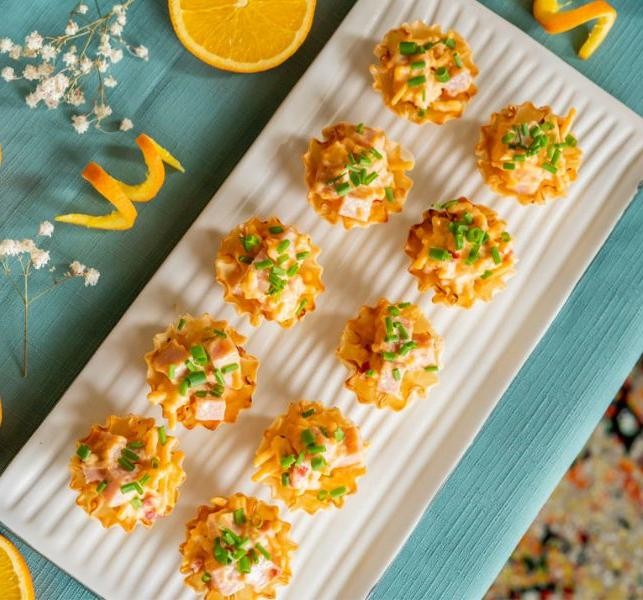 Deviled Ham and Pimento Cheese Bites