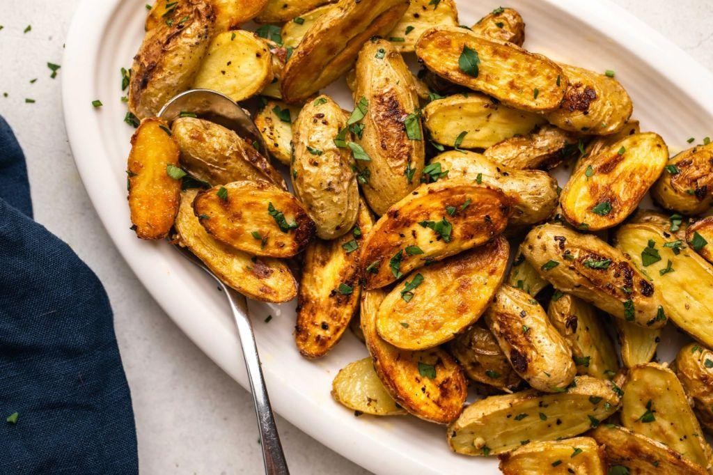 Dijon Mustard Roasted Potatoes
