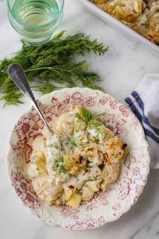 Dill and Sour Cream Potato Casserole