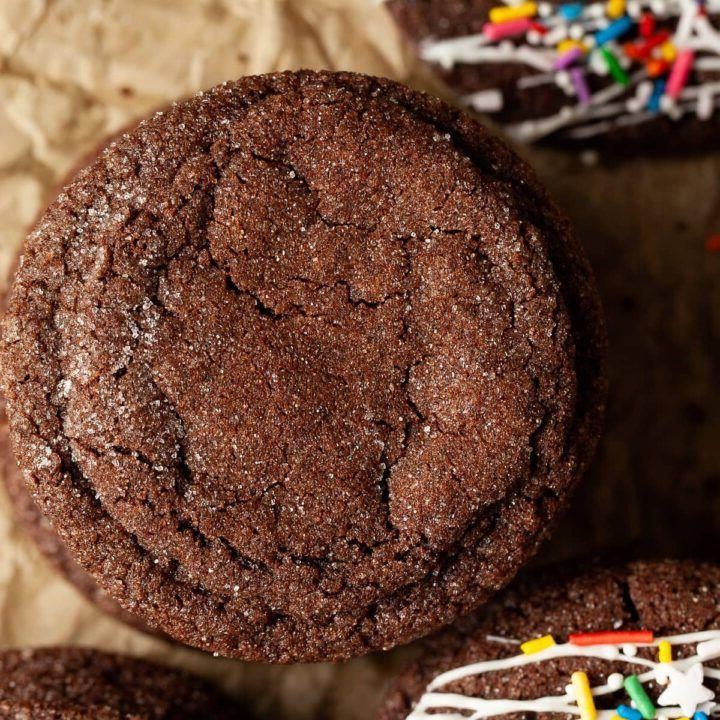 Double Chocolate Gluten Free Sugar Cookies
