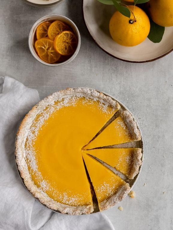 Earl Grey Infused Lemon Curd Tartlets