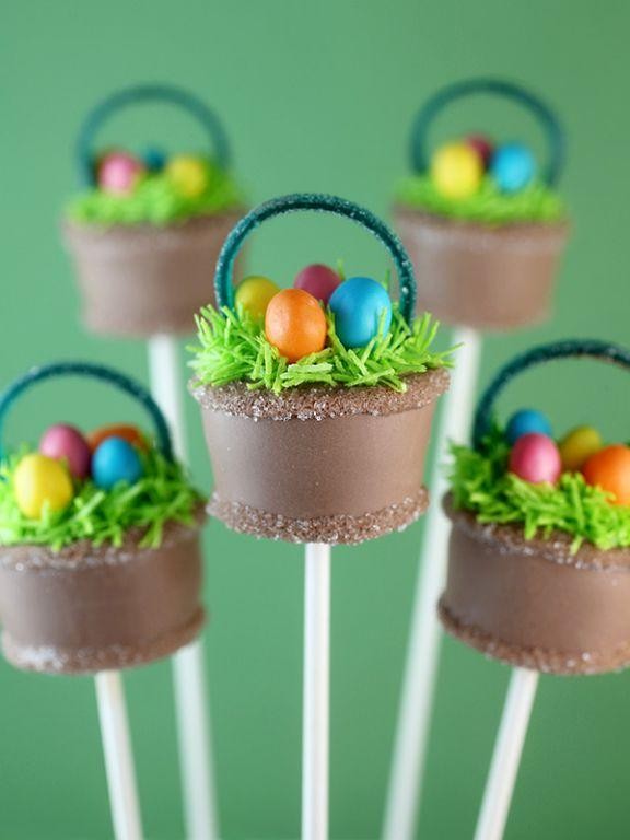 Easter Basket Cake Pops