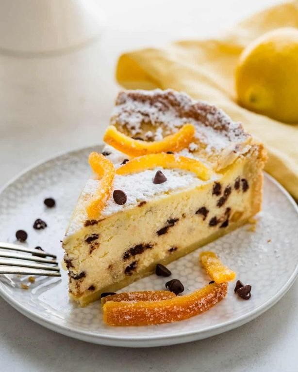 Easter Cheese Pie with Citrus Zest