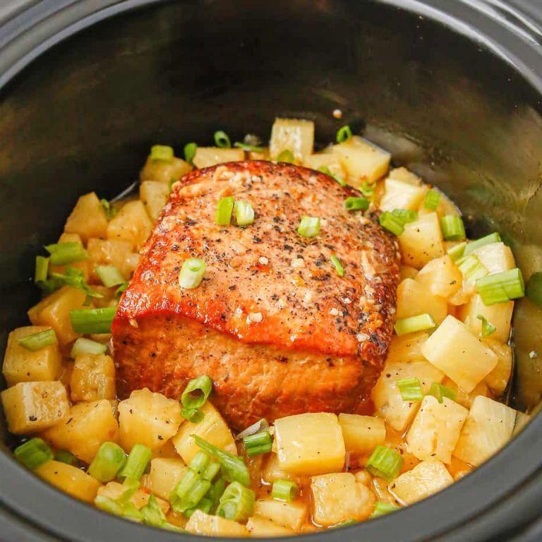 Easy Crock Pot Pineapple Pork