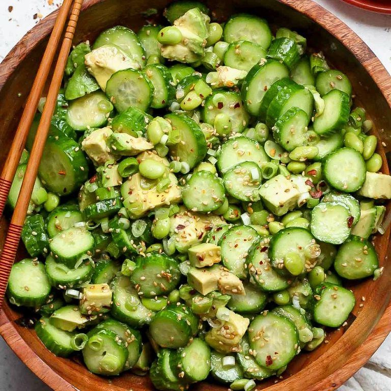 Edamame and Cucumber Salad
