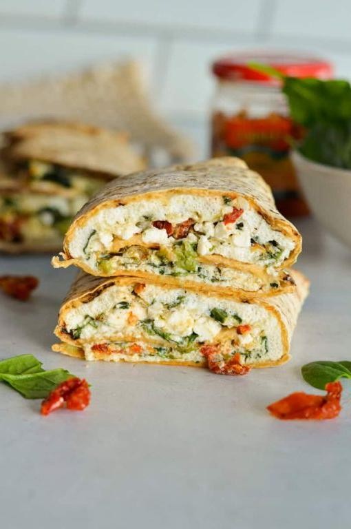 Egg White and Veggie Protein Wrap