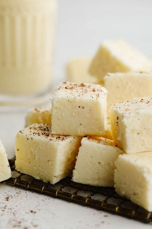 Eggnog Fudge
