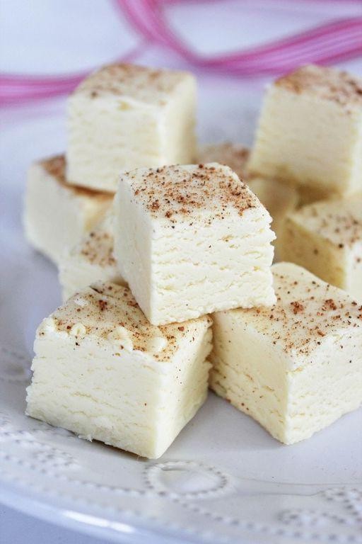 Eggnog Fudge