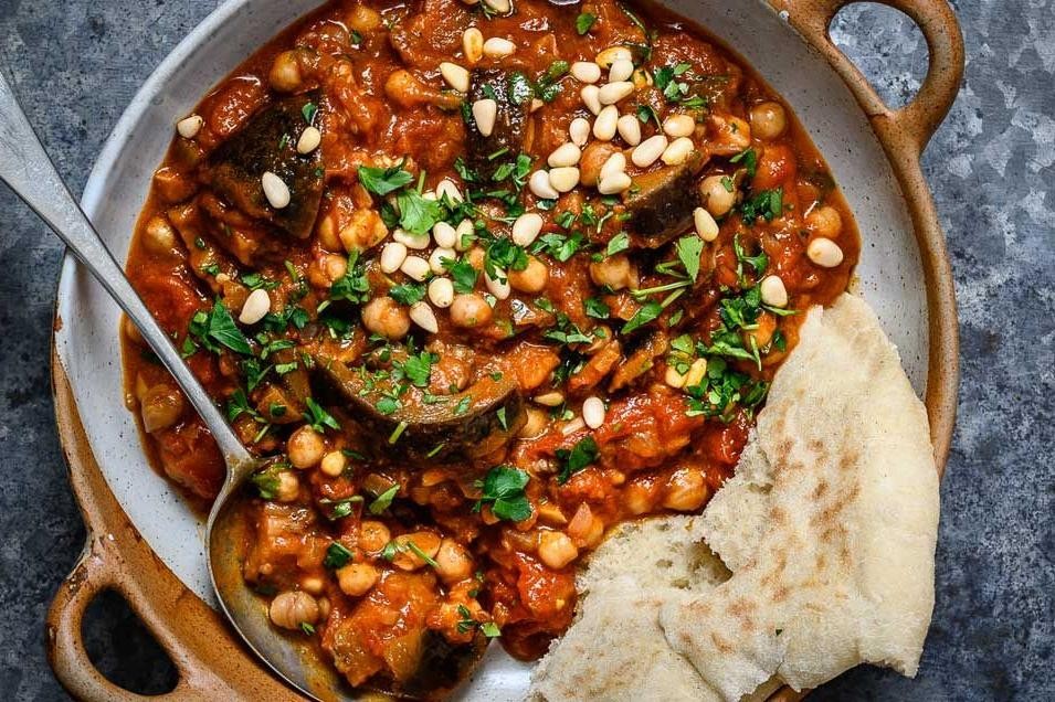 Eggplant and Chickpea Stew