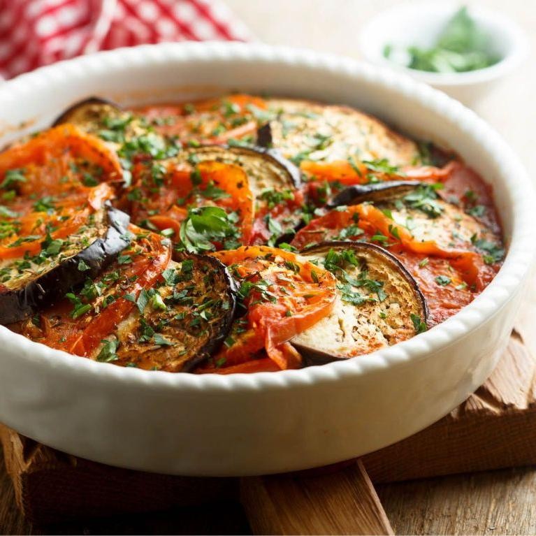 Eggplant and Tomato Bake