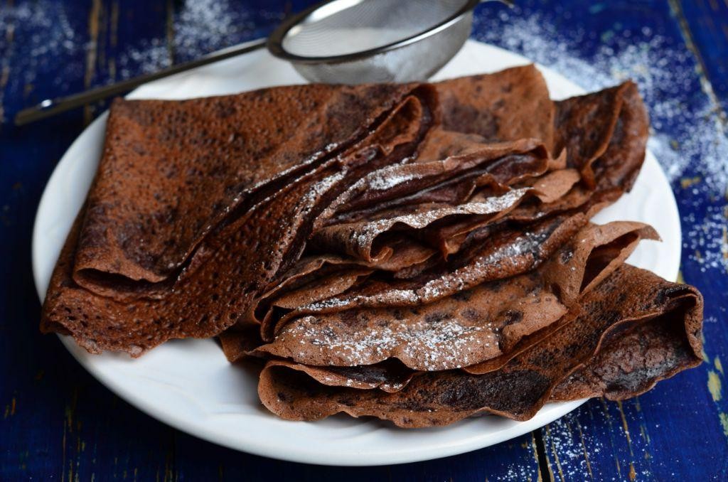 Einkorn Flour Crepes with Nutella