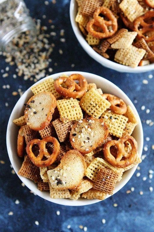 Everything Bagel Seasoned Chex Mix