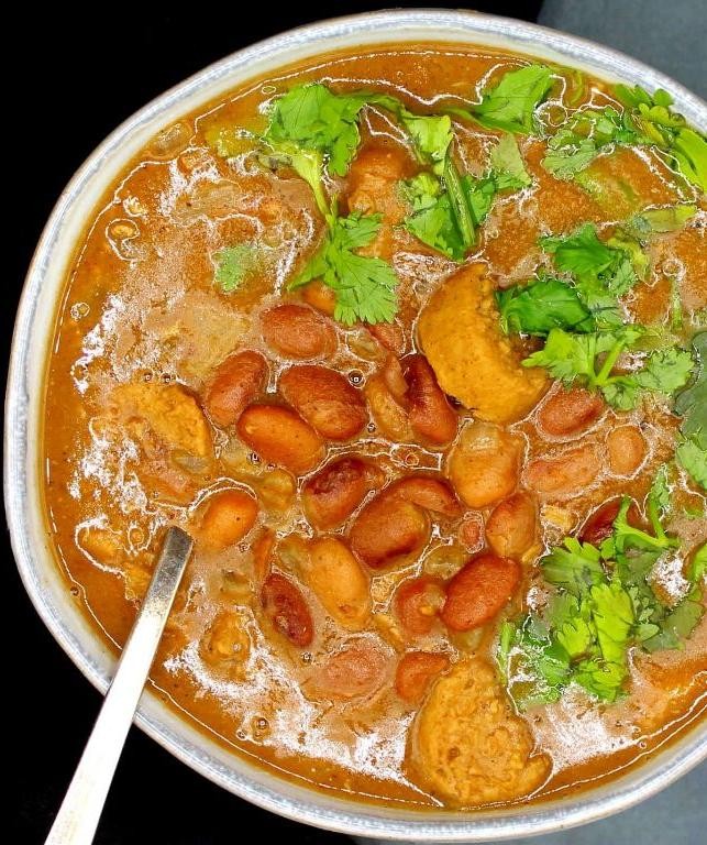 Feijoada Soup with Coconut Milk and Cilantro