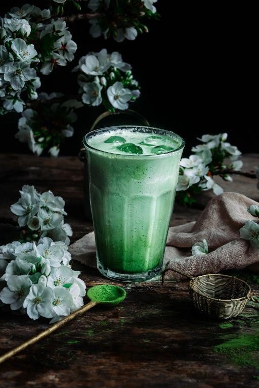Fertility-Enhancing Matcha Green Tea Smoothie