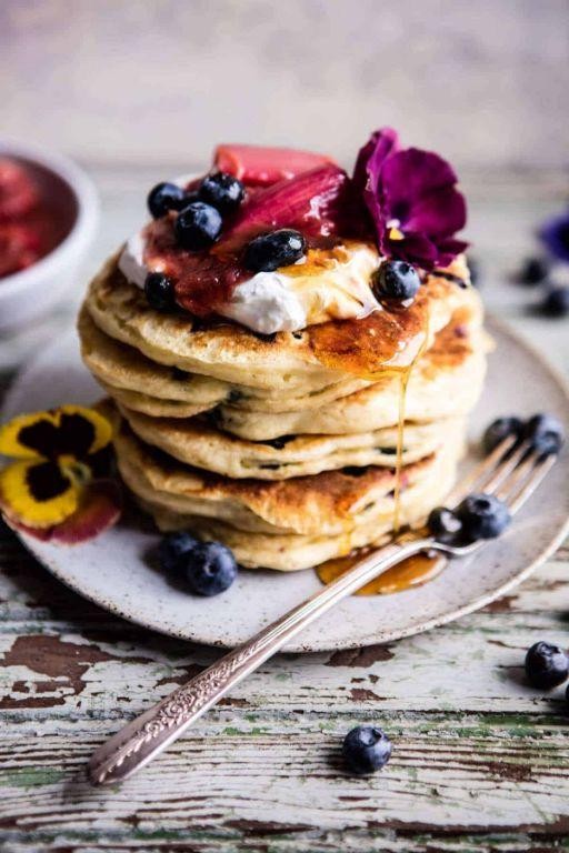 Fertility-Packed Blueberry and Almond Pancakes