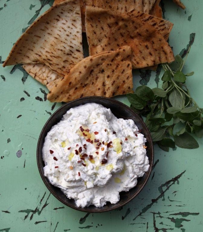 Feta and Oregano Greek Yogurt Dip