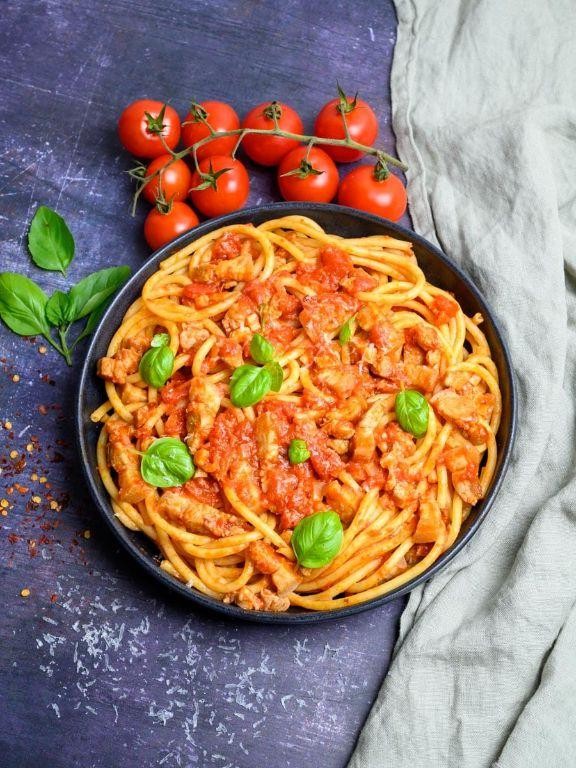 Fideo with Crispy Pork Belly