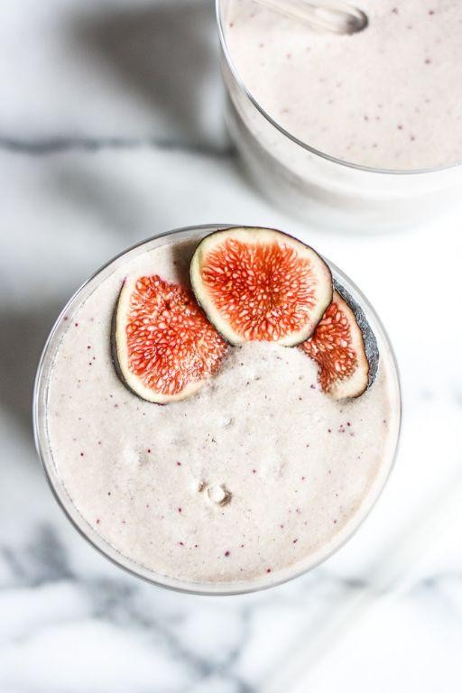 Fig and Almond Milk Cream Shake