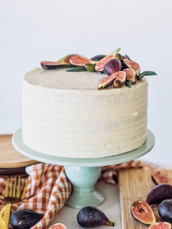 Fig and Goat Cheese Layer Cake