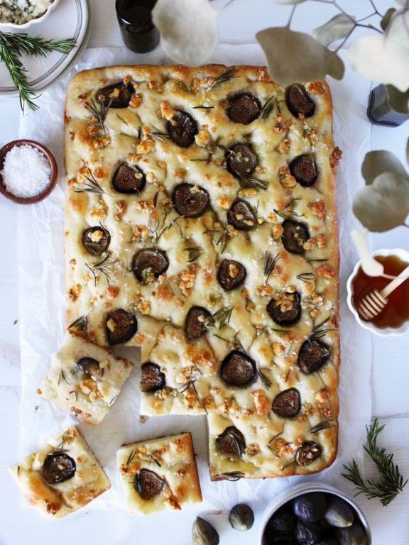 Fig and Gorgonzola Focaccia