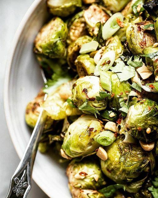 Five-Spice Roasted Brussels Sprouts